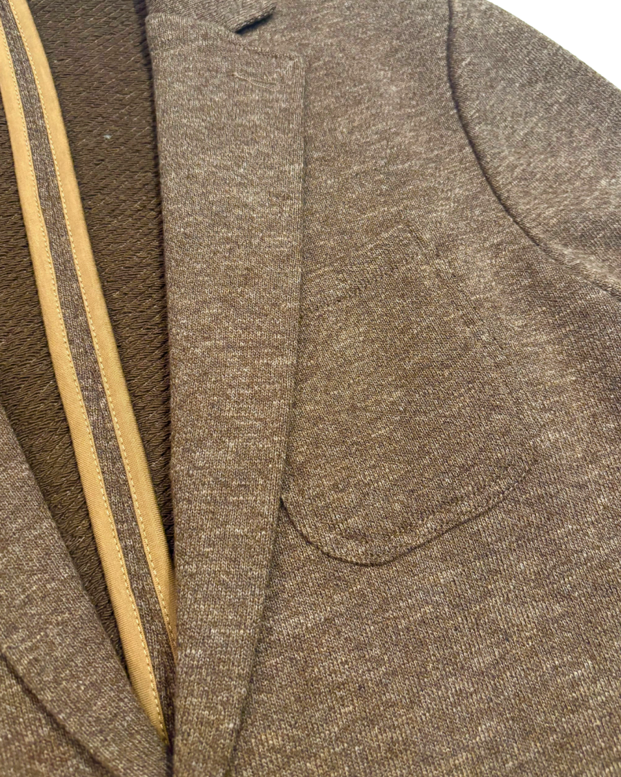 Inlet Knit Blazer - Winter Brown Melange