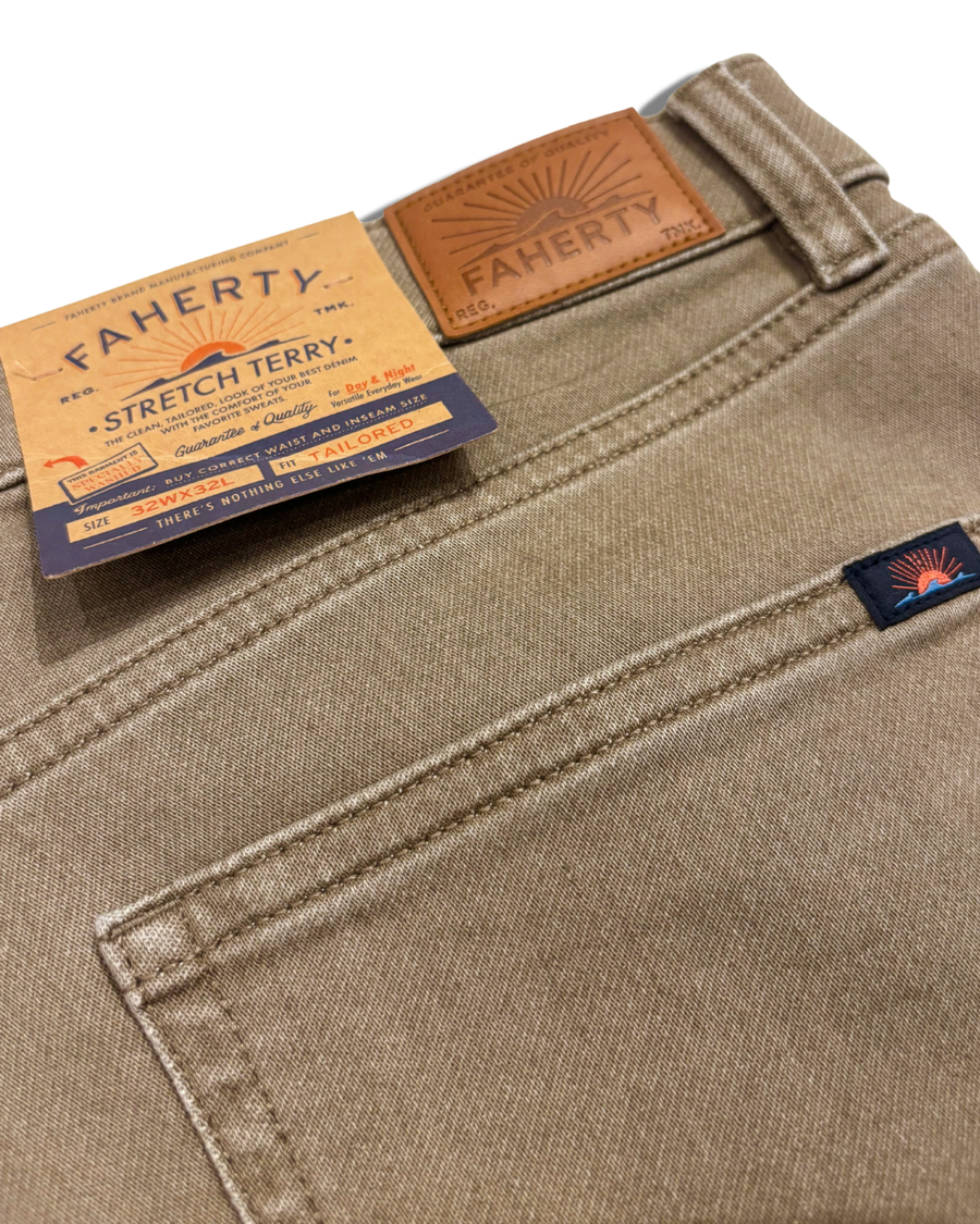 Stretch Terry 5-Pocket - Dark Rye