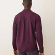 Load image into Gallery viewer, Pacifica Stretch Twill Overshirt - Burgundy Neps
