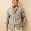 Load image into Gallery viewer, Costline Knit Shirt - Dune Ash Plaid
