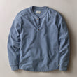 Load image into Gallery viewer, Luxe Jersey Henley - Collegiate Blue
