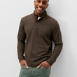 Load image into Gallery viewer, Cotton Blended Henley - Coffee
