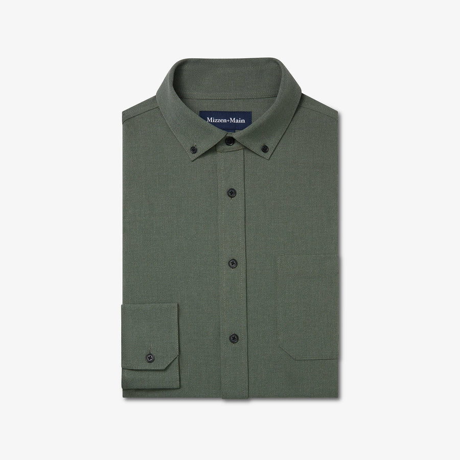 City Flannel - Olive Heather