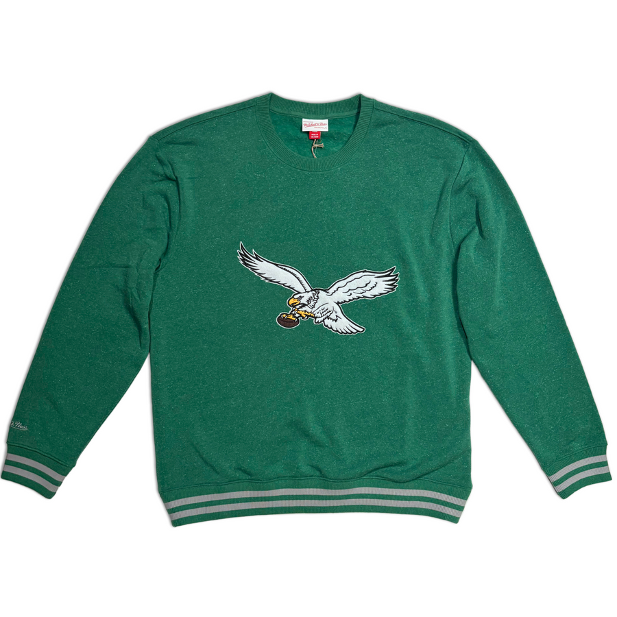 Eagles Snow Washed Crewneck