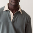 Load image into Gallery viewer, Sueded Rugby Polo - Balsam
