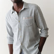 Load image into Gallery viewer, Stretch Selvage Shirt - Aqua
