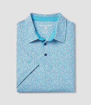 Confetti Print Polo