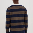 Load image into Gallery viewer, Luther - Navy Carob Stripe
