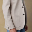 Load image into Gallery viewer, Inlet Knit Tweed Blazer - Khaki Herringbone
