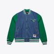 Load image into Gallery viewer, Eagles Denim Varsity Jacket
