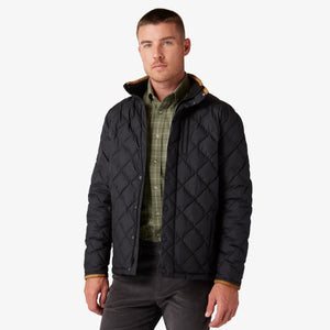 Belmont Quilted Jacket - Black Solid