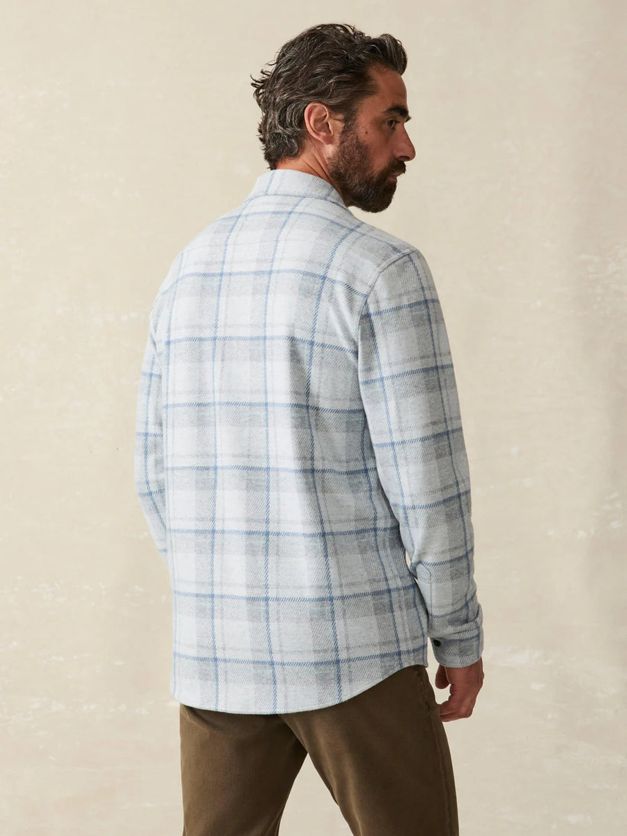 Legend Sweater Shirt - Maine Sky Plaid