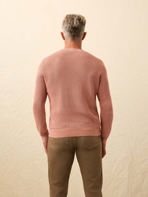 Sunwashed Crewneck Sweater - Dusty Sienna