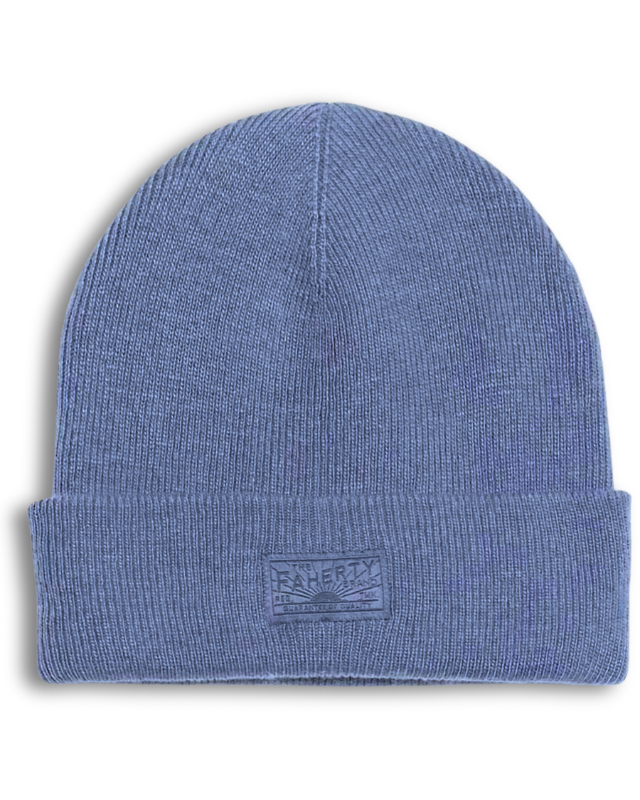 Faherty Essentials Beanie - Ashley Blue