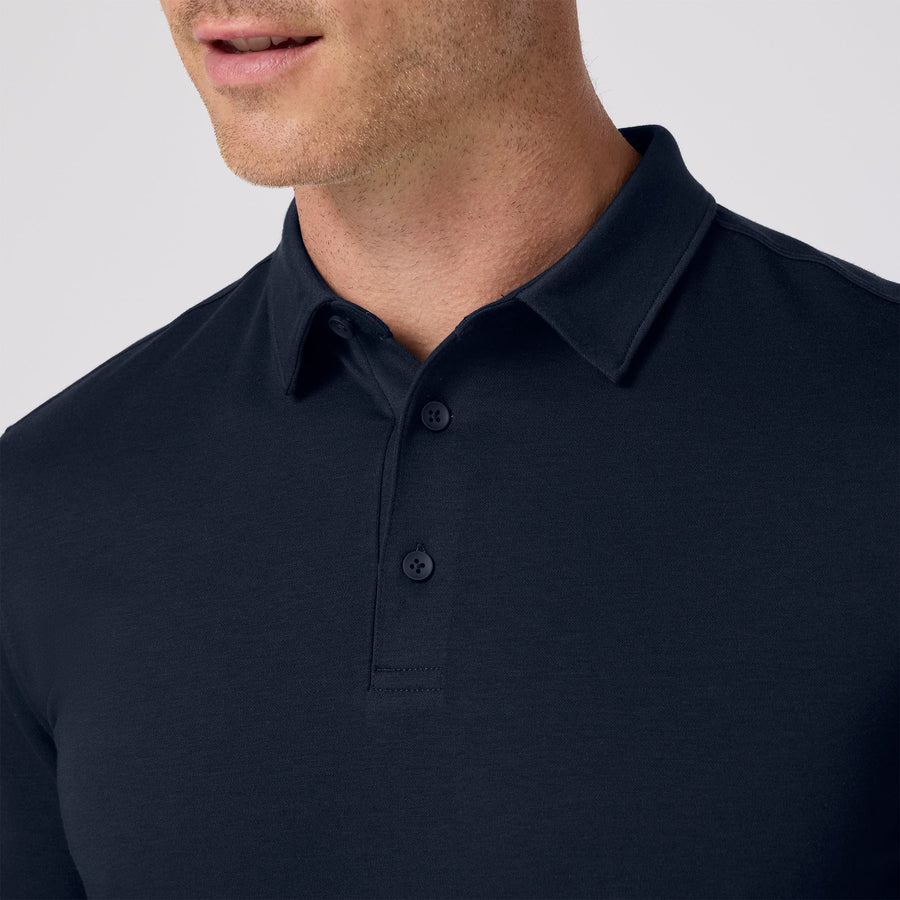 Kent LS Polo - Navy