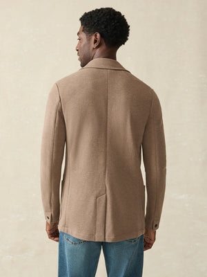 Inlet Knit Blazer - Walnut