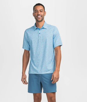 Confetti Print Polo