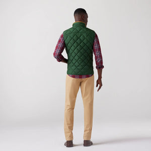 Belmont Quilted Vest - Spruce Solid