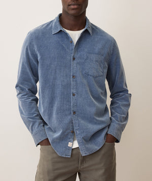 Lightweight Corduroy Shirt - Indigo