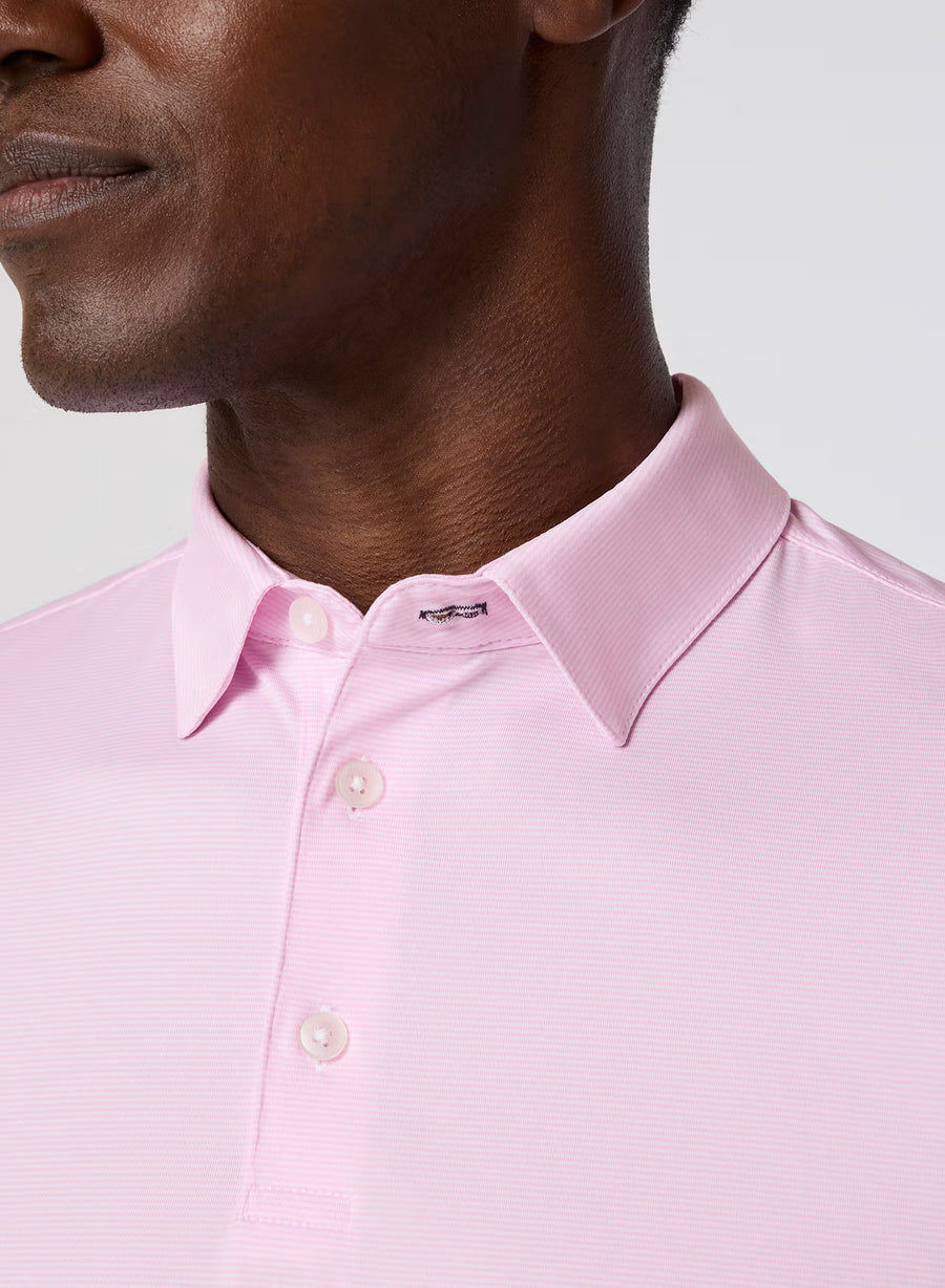 Versa Polo - Rose Feeder Stripe