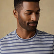 Load image into Gallery viewer, Sunwashed Tee - Whitecap Navy Stripe
