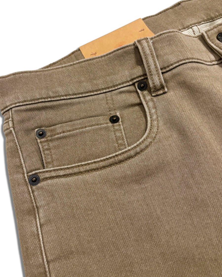 Stretch Terry 5-Pocket - Dark Rye