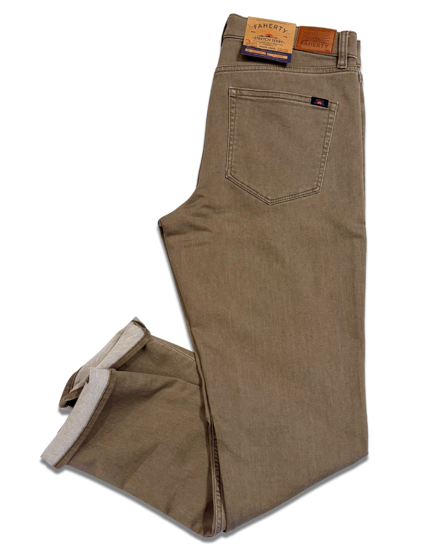 Stretch Terry 5-Pocket - Dark Rye