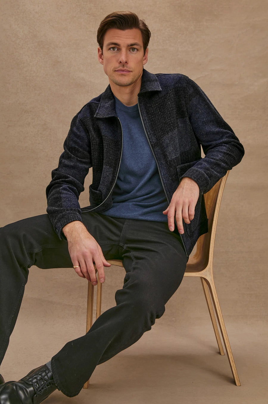 Simon - Black Navy
