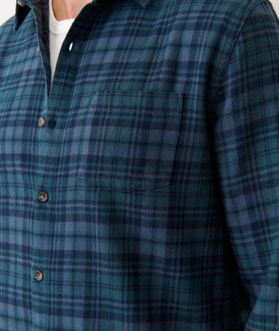 Tahoe Flannel - Green Plaid
