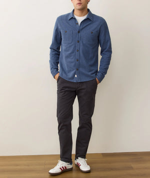 Pacifica Stretch Twill Shirt - Blue Railroad