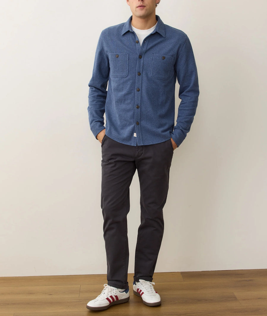 Pacifica Stretch Twill Shirt - Blue Railroad
