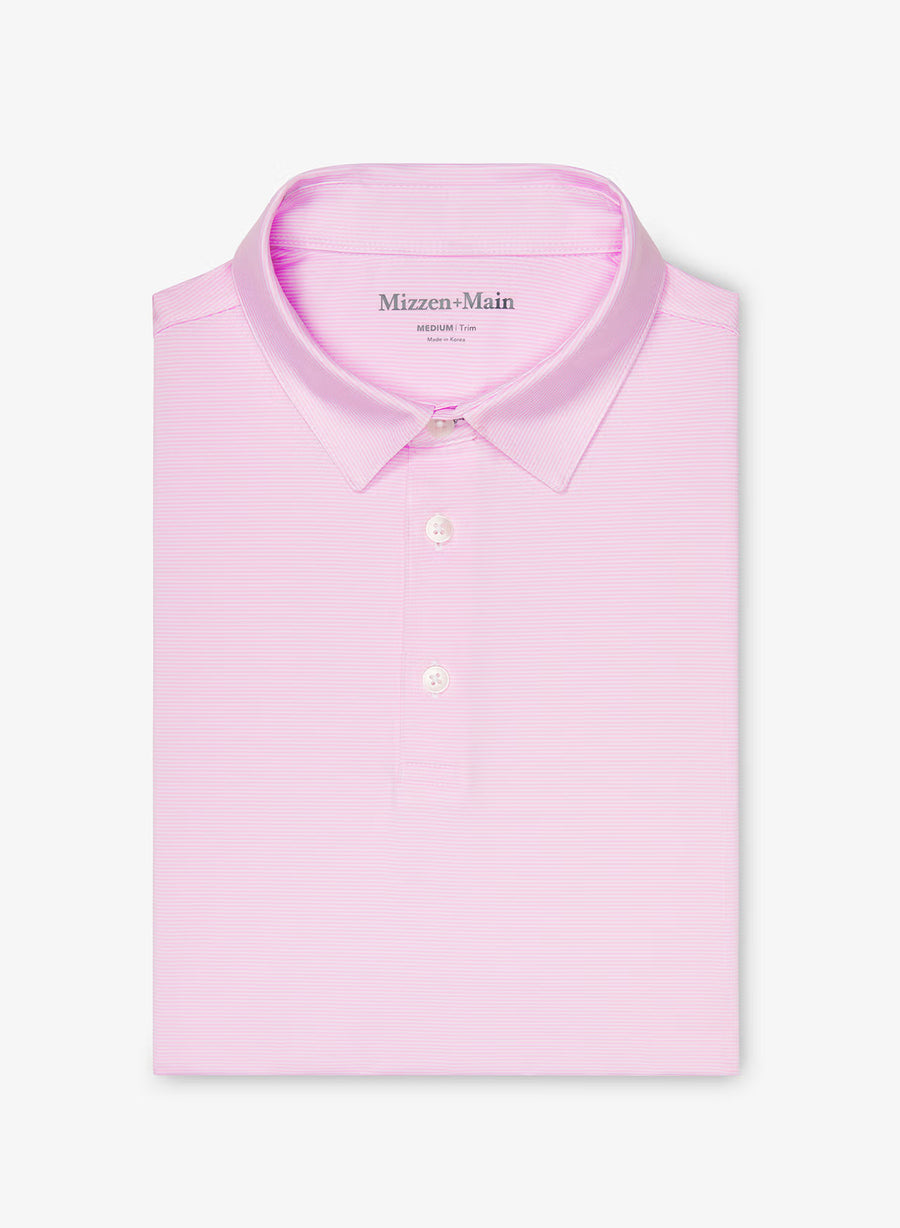 Versa Polo - Rose Feeder Stripe