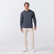 Load image into Gallery viewer, Palmer L/S Tee - Dark Slate
