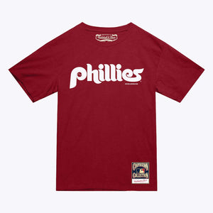 Phillies Throwback Tee - Maroon