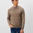 Load image into Gallery viewer, Merino Yak Rib Crew - Almond
