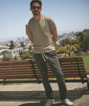 Vintage Heavy Slub Pocket Tee - Vintage Khaki