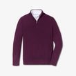 Load image into Gallery viewer, Heritage Quarter Zip Sweater - Eggplant
