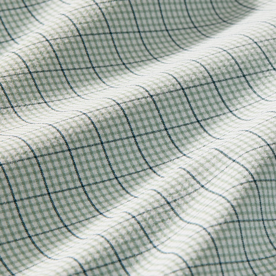 Leeward No-Tuck - Eucalyptus Plaid