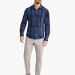 Load image into Gallery viewer, Dunewood Flannel Shirt - Navy Water Plaid
