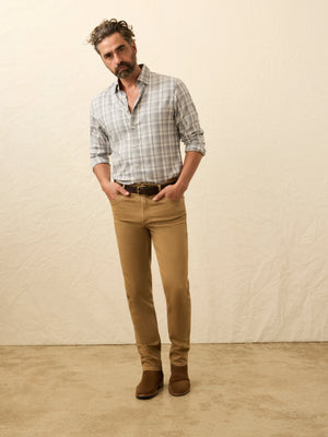 Stretch Terry 5-Pocket - Elk Brown