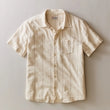 Load image into Gallery viewer, Stretch Selvage Short-Sleeve - Cream Embroidery

