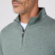 Load image into Gallery viewer, Crandall Quarter-Zip - Seagrass Heather
