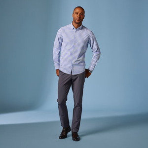 Leeward No-Tuck - Provence Justin Plaid