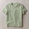 Load image into Gallery viewer, Luxe Slub Pocket Tee - Iceberg Green
