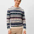 Load image into Gallery viewer, Merino Holiday Crew - Cream
