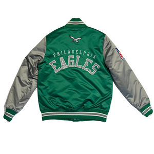 NFL Primetime Eagles Satin Jacket