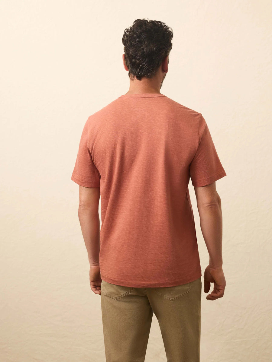Sunwashed Pocket Tee - Dusty Sienna