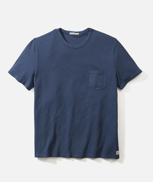 Vintage Heavy Slub Pocket Tee - Orion Blue
