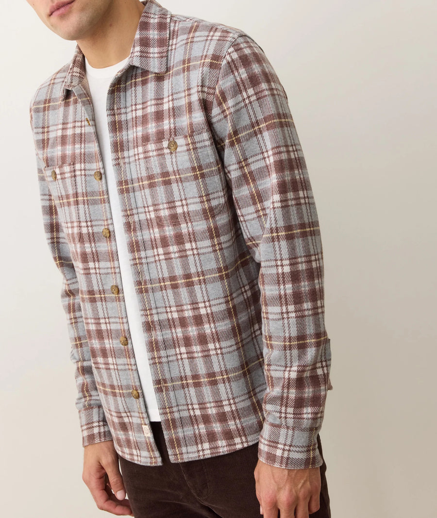 Pacifica Stretch Twill Shirt - Warm Plaid