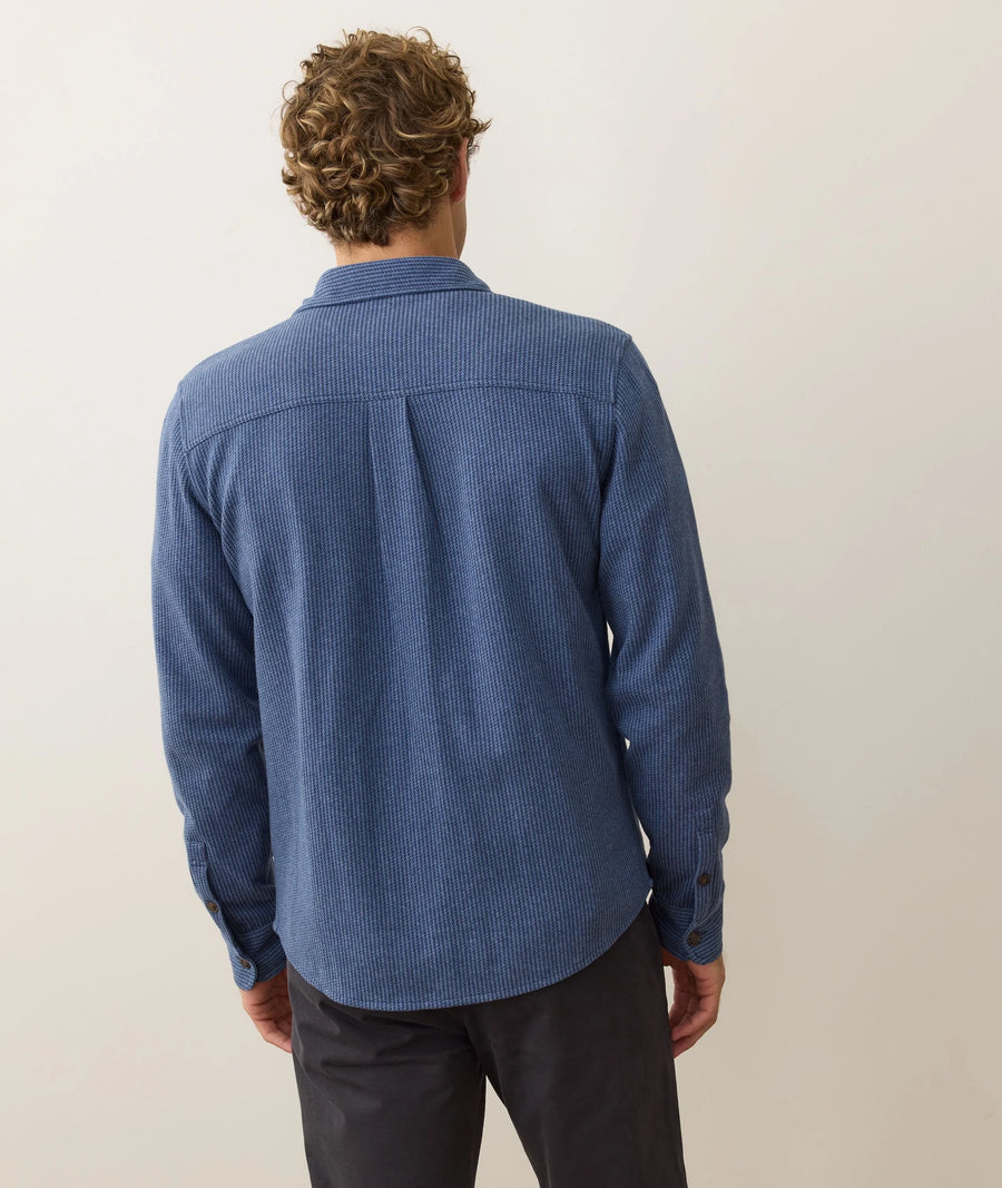 Pacifica Stretch Twill Shirt - Blue Railroad
